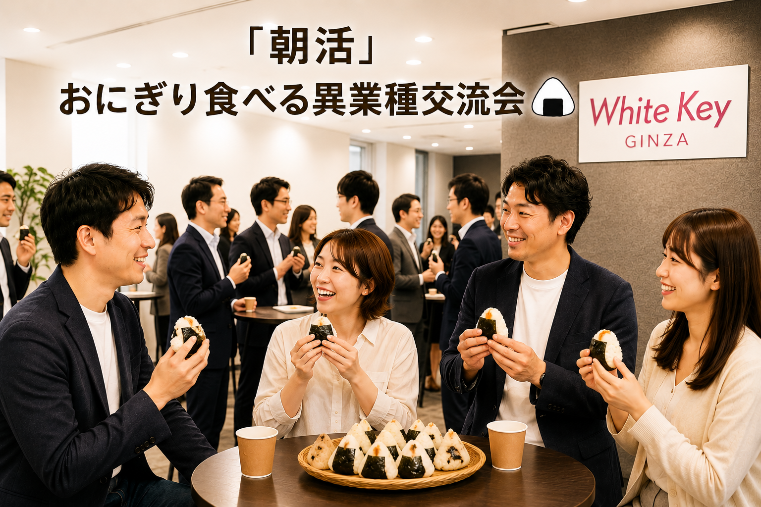 [東京 / 有楽町] Wonder+Morning Biz　有楽町の「朝活」着席＆立席のハイブリッド異業種交流会