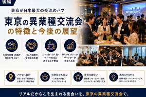 東京の異業種交流会とは？全国へ広がるリアルなビジネス交流ブームの原点【後編】