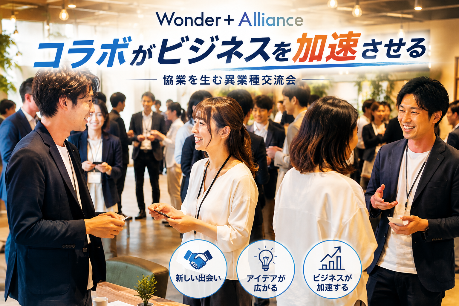 Wonder+ Alliance 協業・事業提携につながる異業種交流会