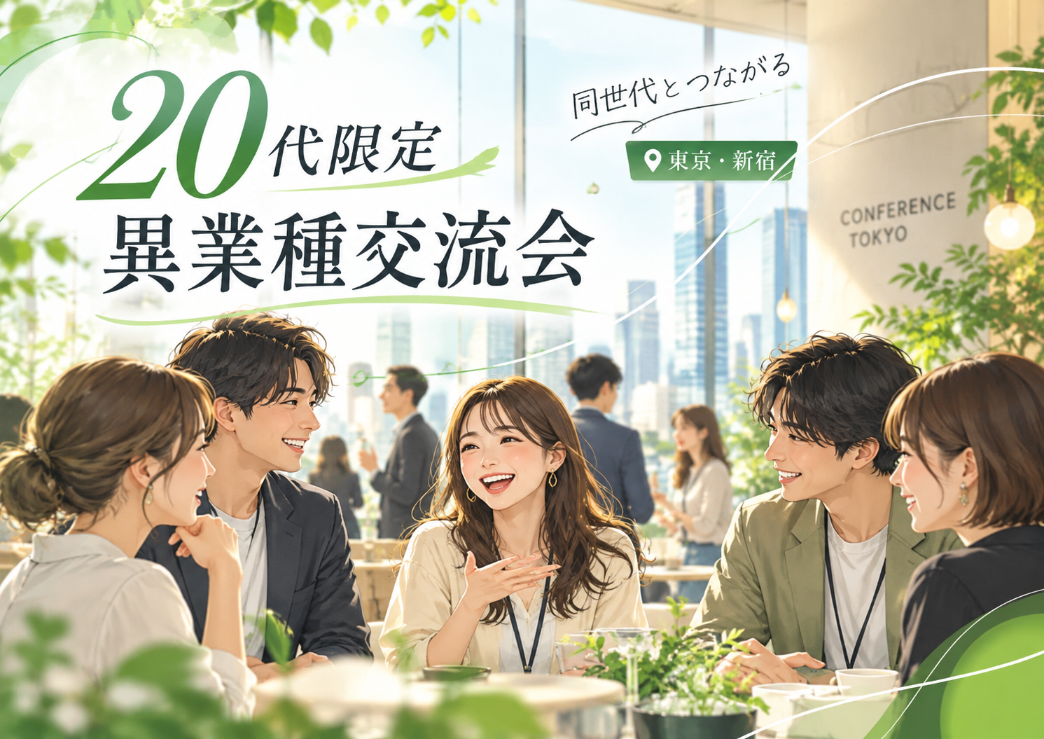 [東京 / 有楽町] Wonder+Only20s　東京「20代限定の異業種交流会」同世代が盛り上がる