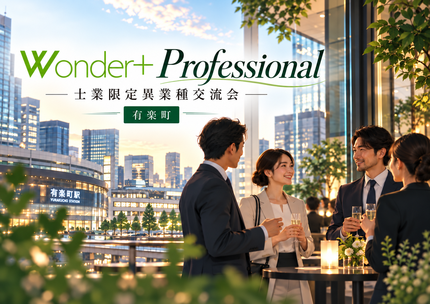 [東京 / 有楽町] Wonder+Professional　（ワンダープラス・プロフェッショナル）士業限定の異業種交流会